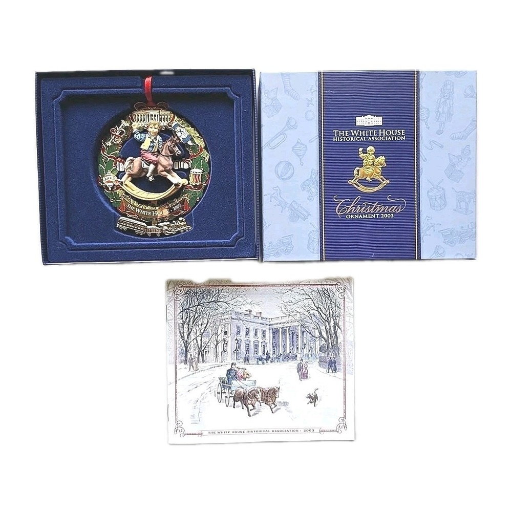 2003 The White House Historical Association Christmas Ornament‎ NEW SKU U183